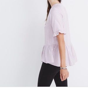 Madewell- Studio ruffle hem top